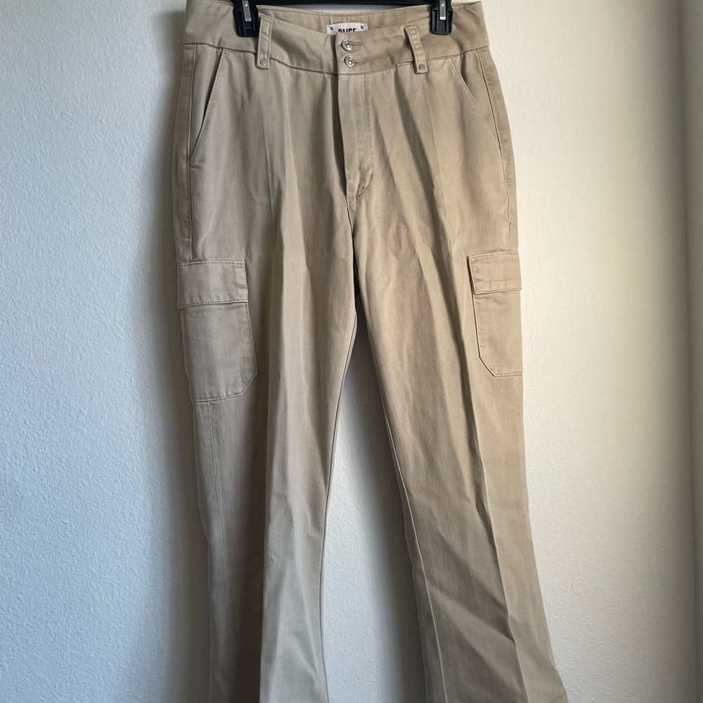 PAIGE Men's Beige Cargo Pants